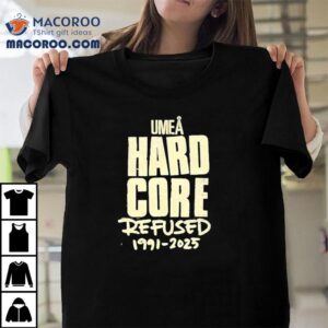 Umea Hardcore 1991 Reboot 2025 T-shirt 3 Umea Hardcore Reboot Tshirt