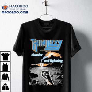 Vintage Thunder And Lightning Rock Band Graphic Tshirt