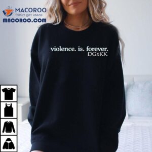 Violence Never Ends Graphic Print T Tshirt