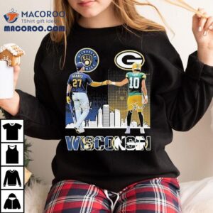 Wisconsin Pride With Adames And Love On This Cool Skyline Signature Tshirt