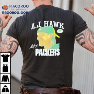Aj Hawk Green Bay Packers Signature Shirt