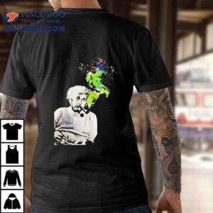 Albert Einstein Smoking Colors Shirt