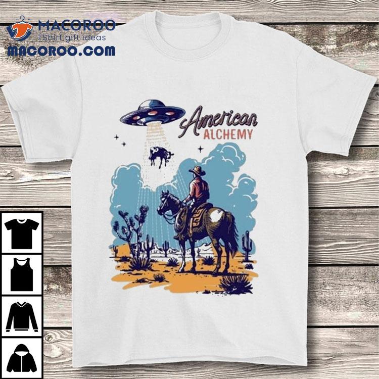 American Alchemy Cowboy Ufo Shirt American Alchemy Cowboy Ufo Shirt
