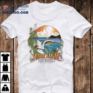 Archer Surfboards Colour Manly Beach Australia Parrot Shirt