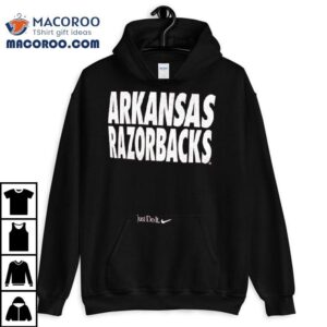 Arkansas Razorbacks Omahogs 2025 College World Series Dugout The Arkansas Razorbacks Are Here To Win Just Do It Nike Shirt