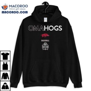 Arkansas Razorbacks Omahogs 2025 Ncaa Baseball College World Series Shirt