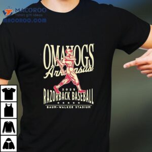 Arkansas Razorbacks Omahogs Baseball Baum Walker Stadium 2025 Shirt