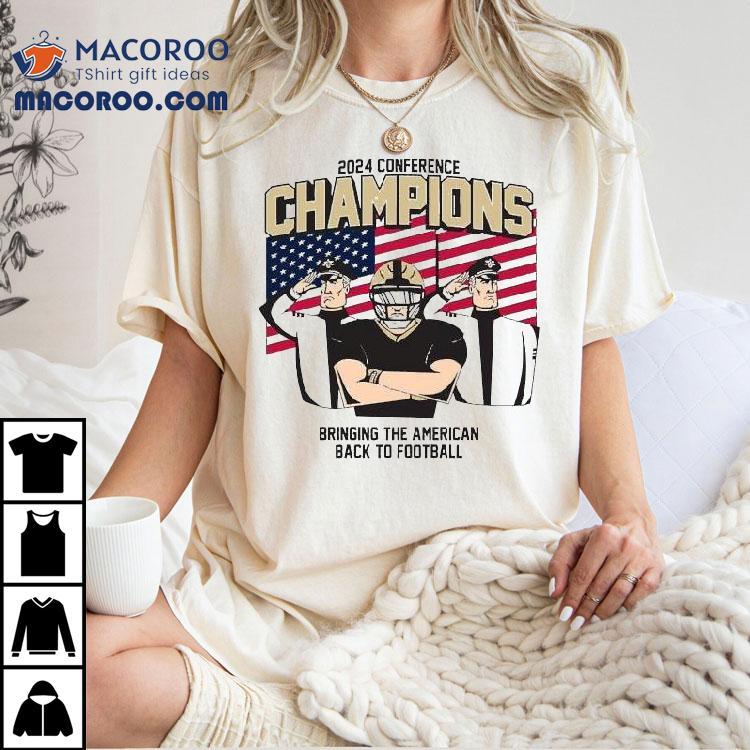  Army Black Knights  Conference Champions Bringing The American Back To Football Tshirt