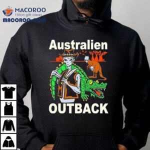 Australien Outback Gator Knife Shirt