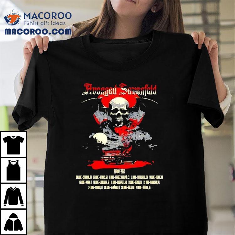 Avenged Sevenfold June 11 2025 Hradec Krlov Cz Rock For People Shirt Avenged Sevenfold June 11 2025 Hradec Krlov Cz Rock For People Shirt