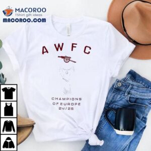 Awfc Champions Of Europe 2025 Shirt
