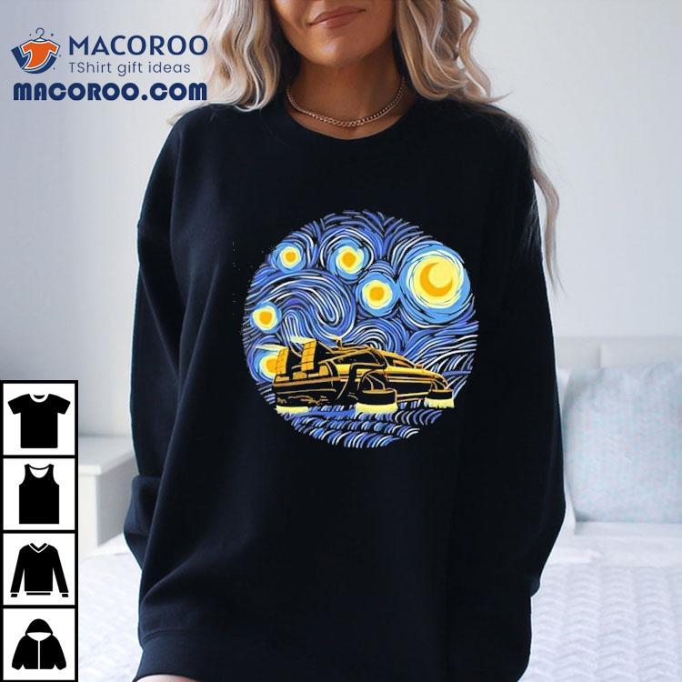 Back To The Future And Van Gogh’s Starry Night Shirt Back To The Future And Van Gogh’s Starry Night Shirt