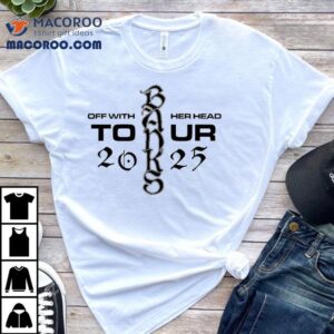 Banks Off With Her Head Tour 2025 Shirt