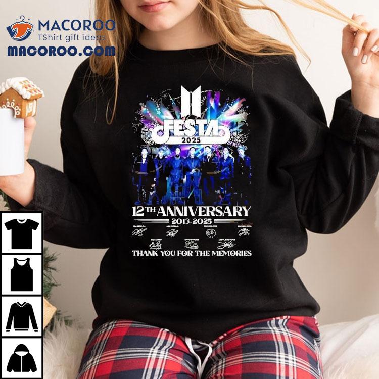 2025 BTS FESTA Tシャツ S Bts Festa 2025 12th Anniversary 2013-2025 T-shirt - Ricardo