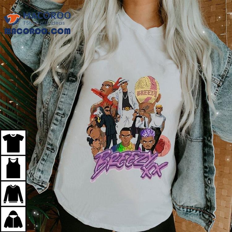 Chris Brown Anime World Tour 2025 Shirt Chris Brown Anime World Tour 2025 Shirt