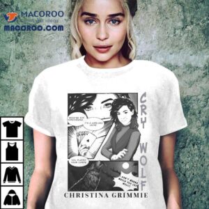 Christina Grimmie Cry Wolf Comic Shirt
