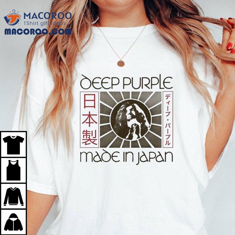 Deep Purple Made In Japan Kanji Shirt Deep Purple Made In Japan Kanji Shirt