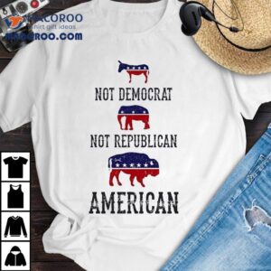 Donkey Not Democrat Elephant Not Republican Buffalo American Shirt