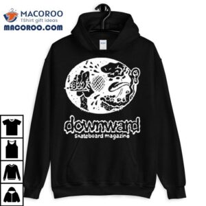 Downward Skateboard Magazine Mic Tshirt