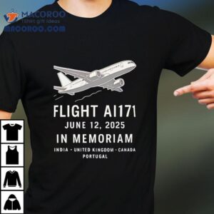 Flight Ai In Memoriam Plane Crash Tshirt