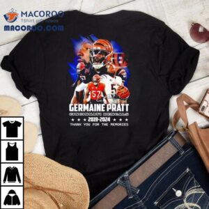Germaine Pratt Cincinnati Bengals Signature Thank You For The Memories Tshirt