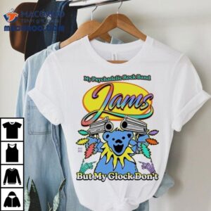 Grateful Dead Bear My Psychedelic Rock Band Jams But My Glock Don’t Shirt