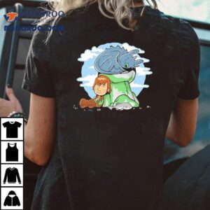 Hiccup And Toothless From How To Train Your Dragon Style Of Peanuts Tshirt