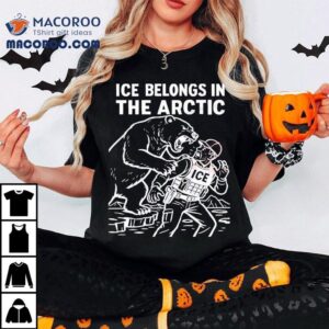 Ice Belongs In The Arctic Bear Shirt