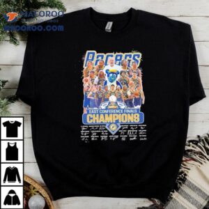 Indiana Pacers Eastern Conference Finals Champions Signatures Tshirt