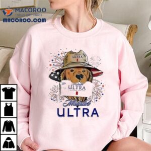 Michelob Ultra Th Of July Dog Tshirt