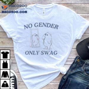No Gender Only Swag Bear Mirror Shirt