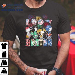 Peanut Snoopy And Friends Boston Team Happy Of Th June Tshirt