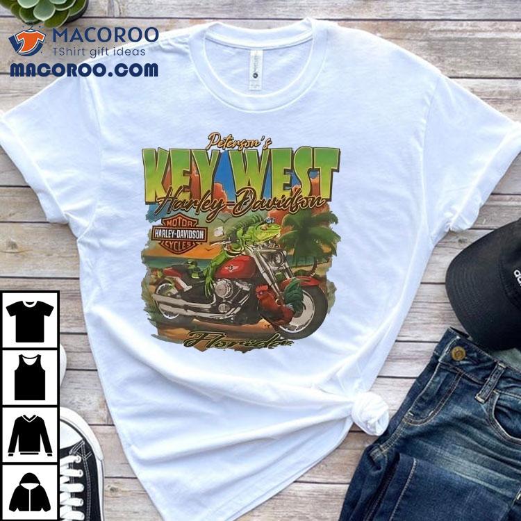 Peterson’s Key West Harley-davidson Florida Shirt Peterson’s Key West Harley-davidson Florida Shirt