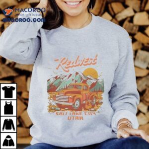 Red West Salt Lake City Utah Scenic Drive Tshirt