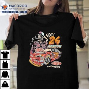 Skeleton Jeff Gordon No 24 Chevrolet For Hendrick Motorsports In The Former Nascar Shirt