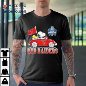 Snoopy And Woodstock Driving Car Texas Tech Red Raiders Ncaa 2025 Women’s College World Series Oklahoma City Shirt