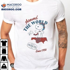 Snoopy And Woodstock The Peanuts Around The World Since Tshirt
