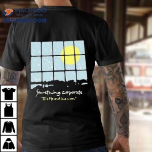 Something Corporate Me And The Moon Tshirt