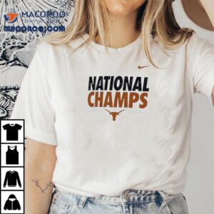 Texas Longhorns Nike Youth Ncaa Softball Women S College World Series Champions Bold Tshirt