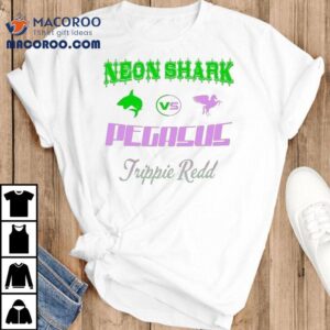 Trippie Redd Neon Shark Vs Pegasus Shirt
