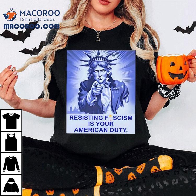  Trump Resisting Feminist Is Your American Duty Tshirt
