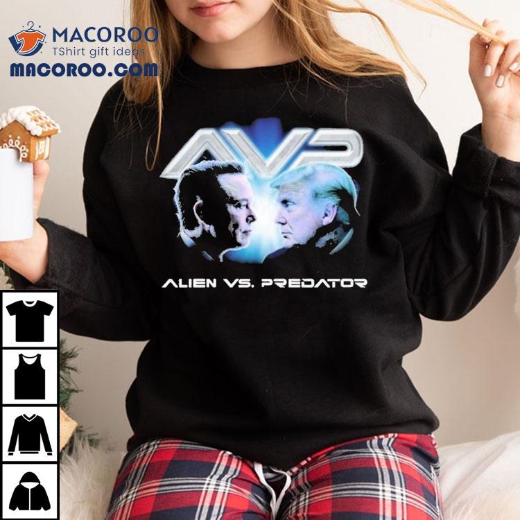  Trump Vs Elon Musk Alien Vs Predator Tshirt