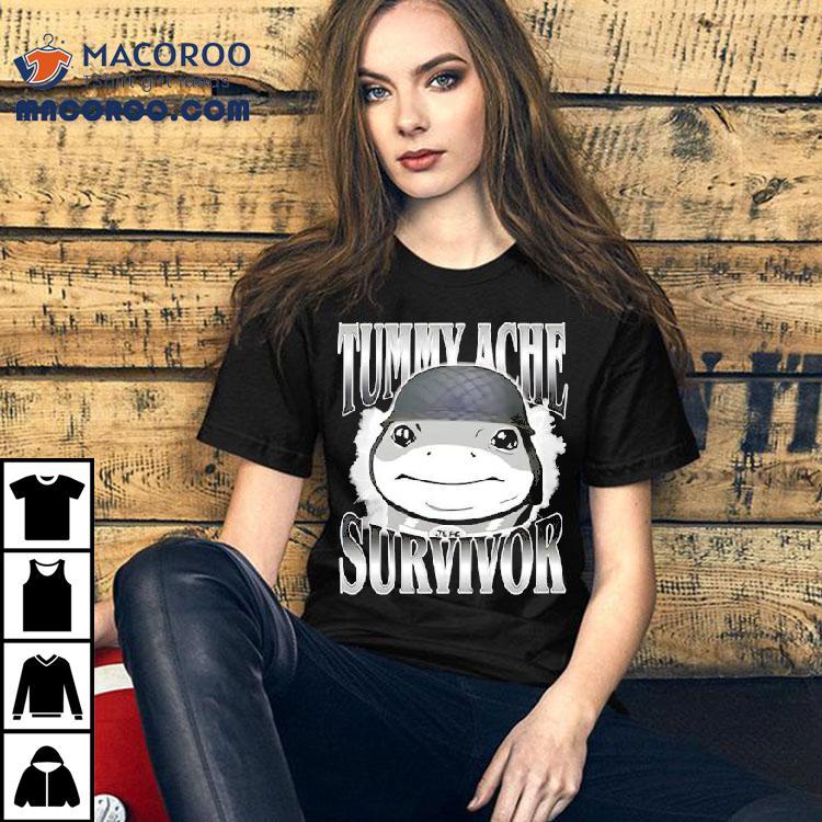 Tummy Ache Survivor Jeff The Land Shark Helmet Meme Shirt Tummy Ache Survivor Jeff The Land Shark Helmet Meme Shirt