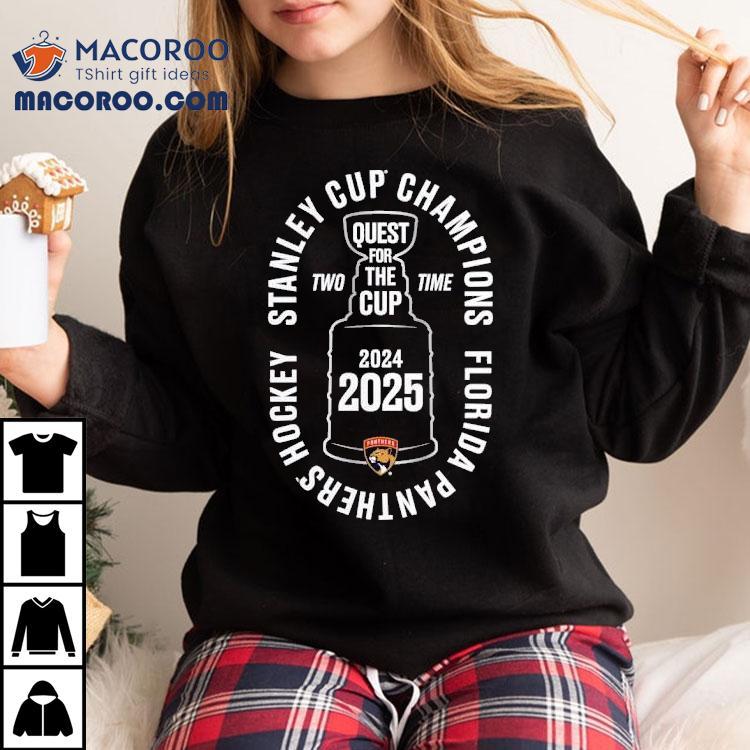 Two-time Stanley Cup Champions 2024-2025 Florida Panthers Shirt Two-time Stanley Cup Champions 2024-2025 Florida Panthers Shirt