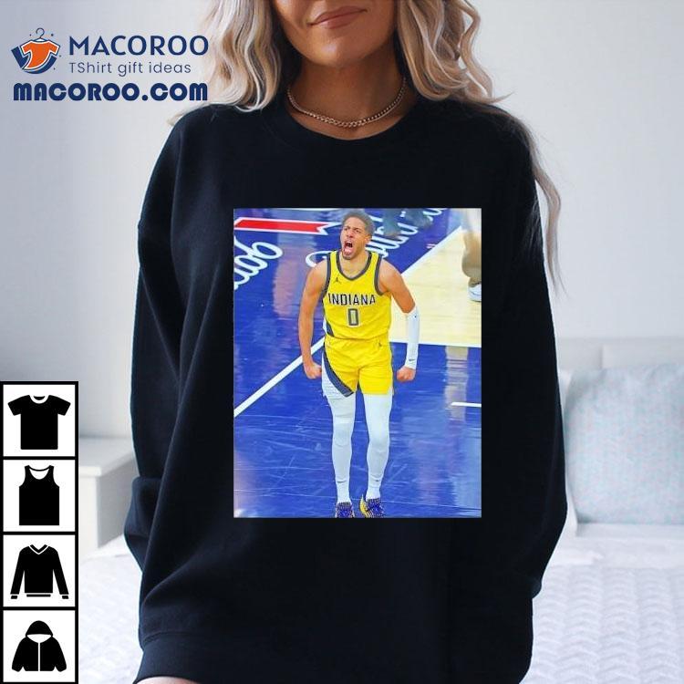 Tyrese Haliburton Indiana Pacers Game Frames Shirt Tyrese Haliburton Indiana Pacers Game Frames Shirt