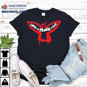 U2 Love And Peace Or Else Bird Shirt