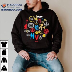 U2 Love And Peace Or Else Icons Logos Shirt