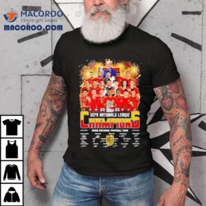 Uefa Nations League Champions Spain National Football Team Signatures Shirt