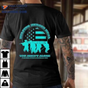Usa Soldiers Helping Heroes Heal You Aren T Alone Vintage Tshirt