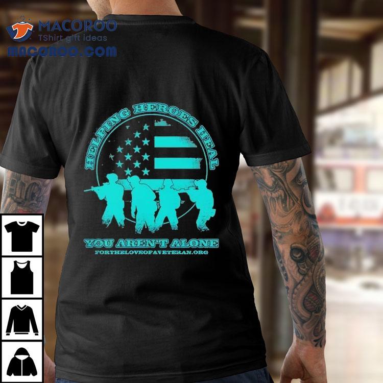 Usa Soldiers Helping Heroes Heal You Aren’t Alone Vintage Shirt Usa Soldiers Helping Heroes Heal You Aren’t Alone Vintage Shirt